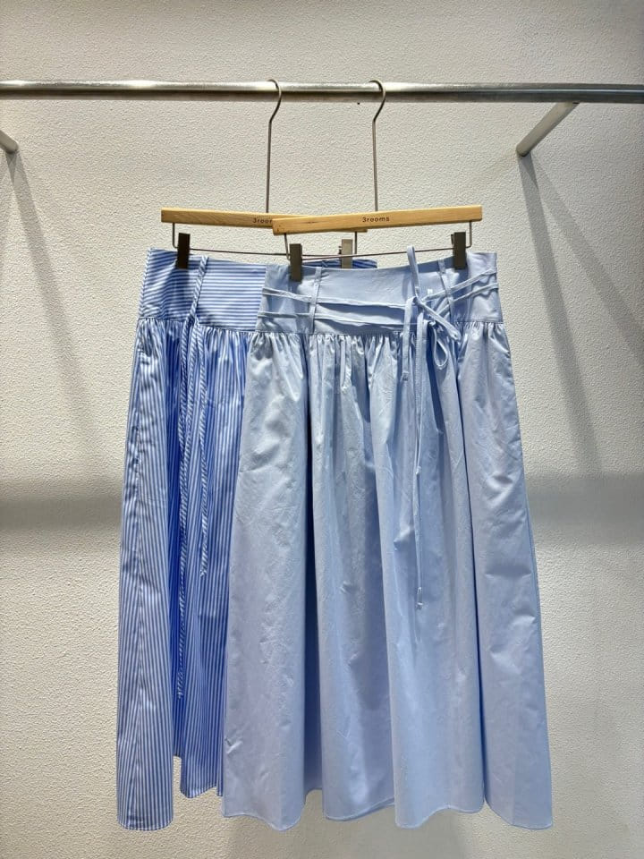 Cornerbloom - Korean Women Fashion - #womensfashion - C Ribbon Long Skirt - 9
