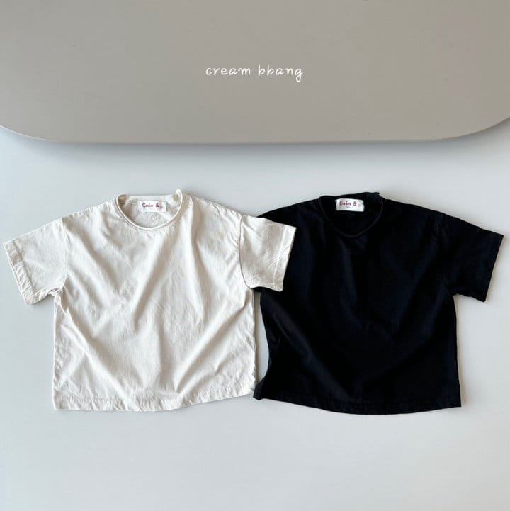 Cream Bbang - Korean Children Fashion - #discoveringself - Reach Washing Short Sleeve Tee - 8