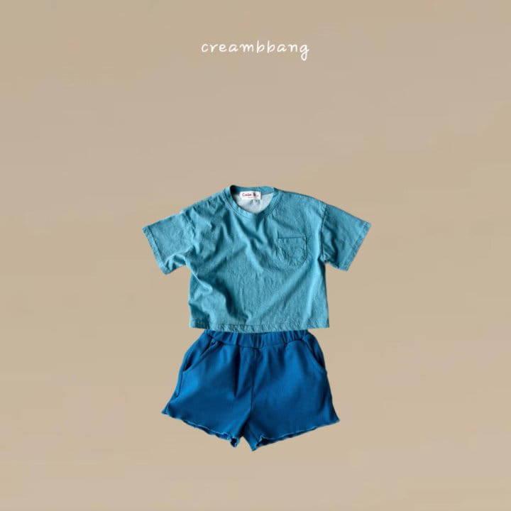 Cream Bbang - Korean Children Fashion - #magicofchildhood - Pigment Crop Tee - 10