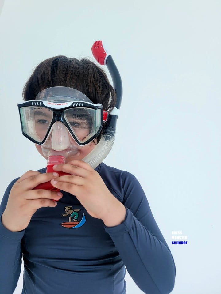 Dress Monster - Korean Children Fashion - #childofig - Rash Guard - 3