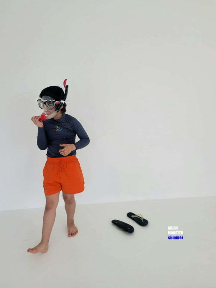 Dress Monster - Korean Children Fashion - #childofig - Rash Guard - 4