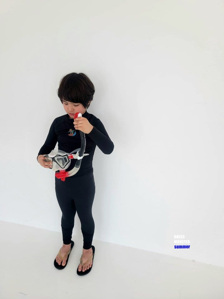 Dress Monster - Korean Children Fashion - #childofig - Rash Guard Leggings - 4