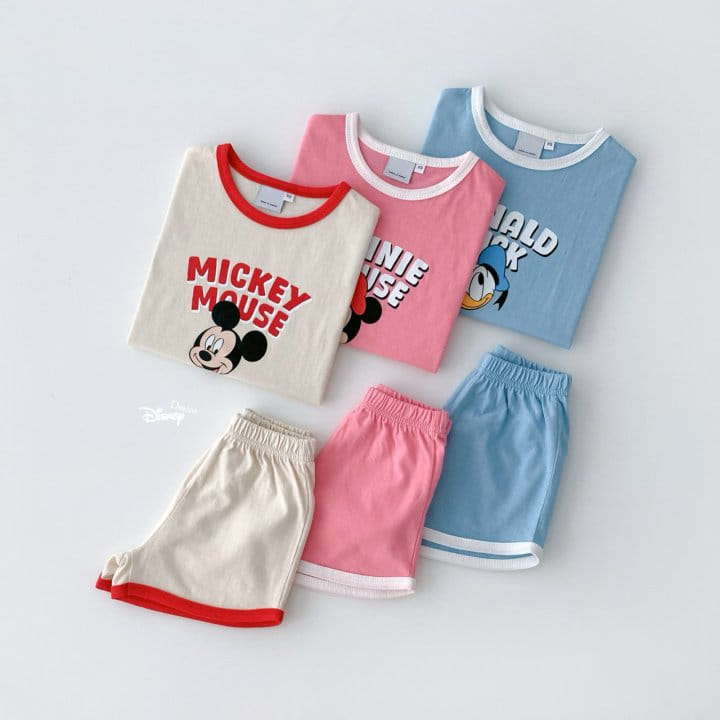 Dsaint - Korean Children Fashion - #minifashionista - Friend Piping Top Bottom Set - 3