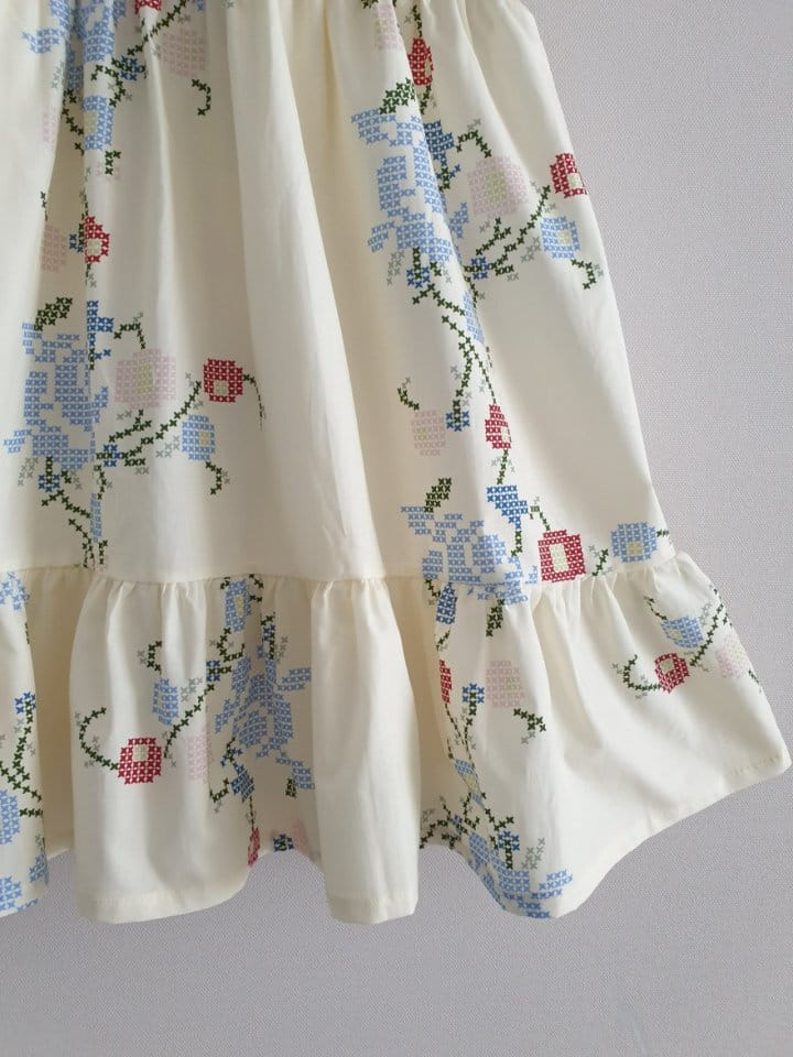 Eclair - Korean Children Fashion - #stylishchildhood - Square One-Piece - 5