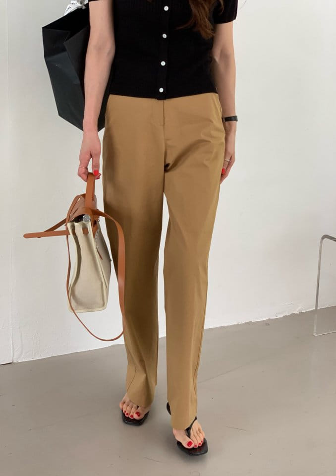Elmu - Korean Women Fashion - #restrostyle - M Daily Pants - 3