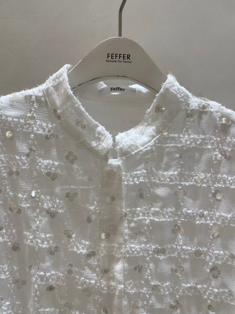 Feffer - Korean Women Fashion - #momslook - Bling Blouse - 3