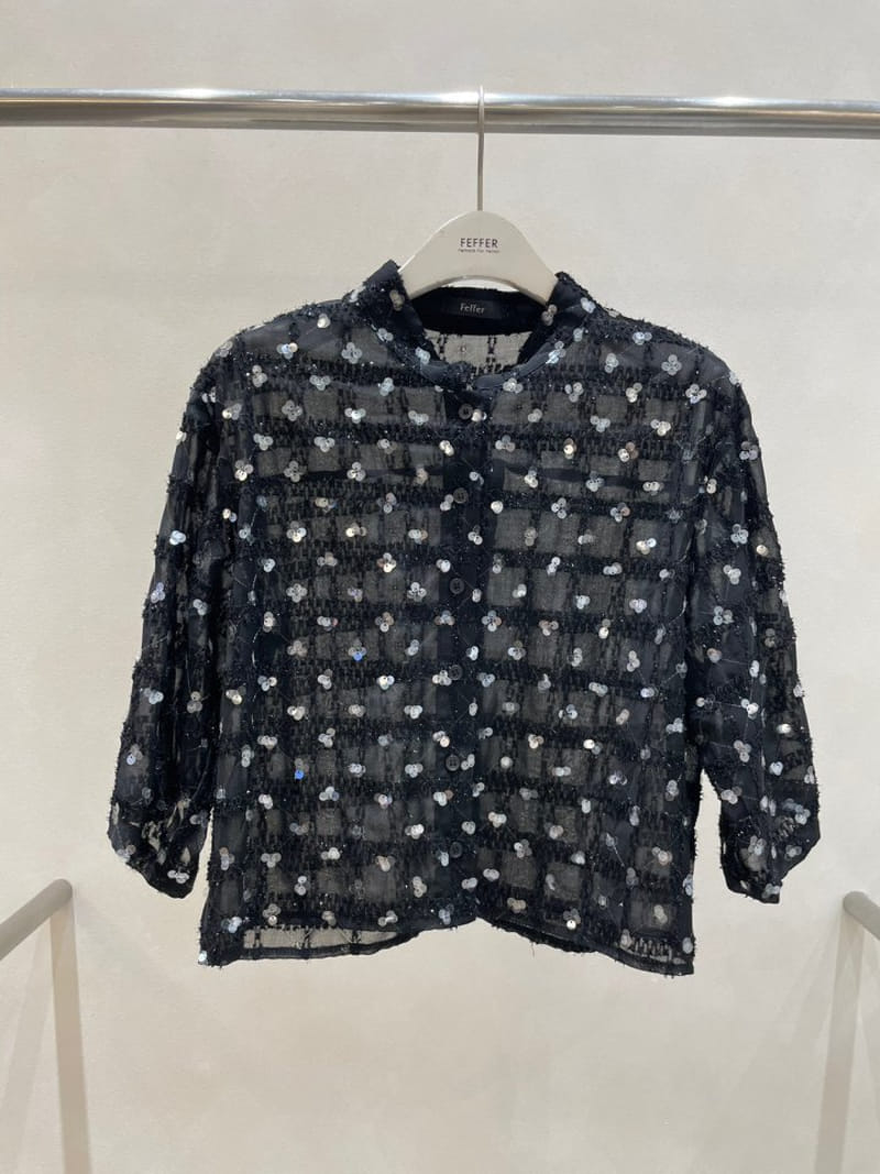Feffer - Korean Women Fashion - #momslook - Bling Blouse - 5