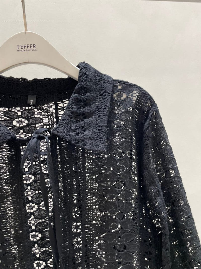 Feffer - Korean Women Fashion - #momslook - Lace Cardigan - 6
