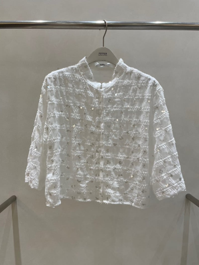 Feffer - Korean Women Fashion - #thelittlethings - Bling Blouse - 2