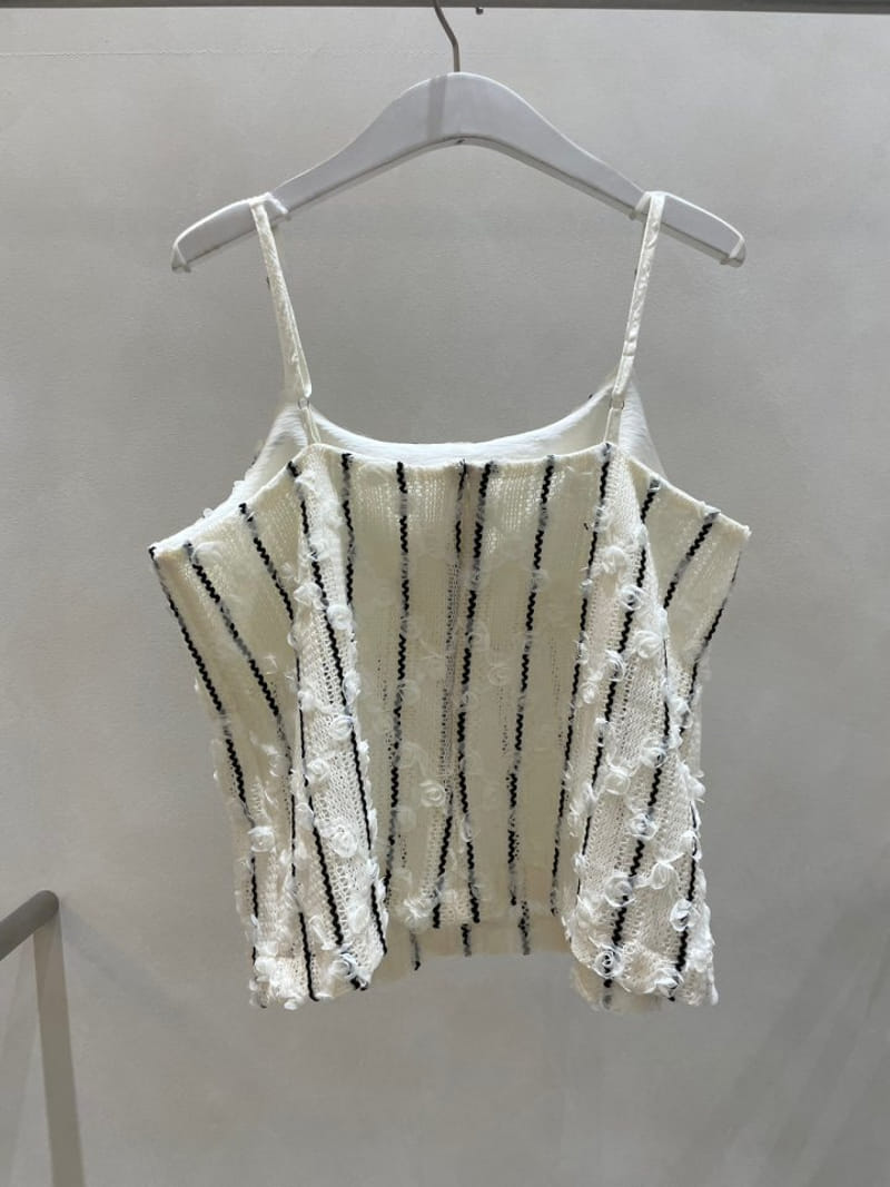 Feffer - Korean Women Fashion - #womensfashion - Rose String Sleeveless Tee - 6