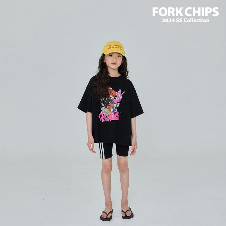 Fork Chips - Korean Children Fashion - #magicofchildhood - Hip Hop Bear Tee - 7