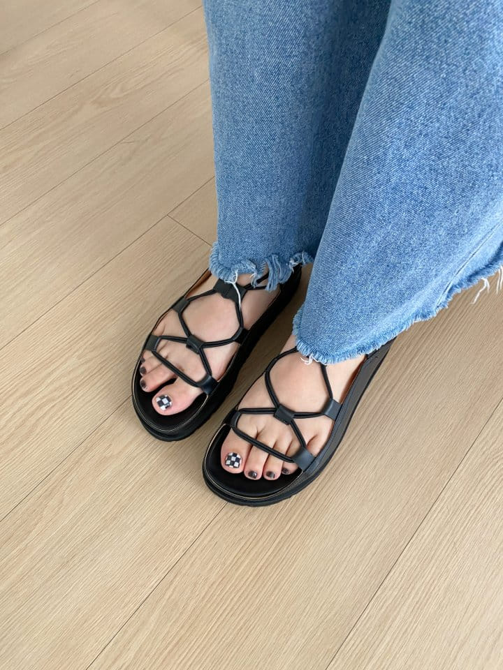 Golden Shoe - Korean Women Fashion - #momslook - 2084 Slipper & Sandals - 6