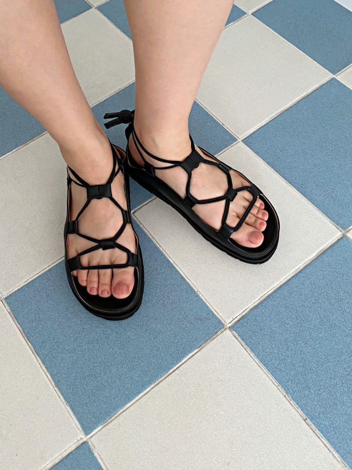 Golden Shoe - Korean Women Fashion - #momslook - 2084 Slipper & Sandals - 8