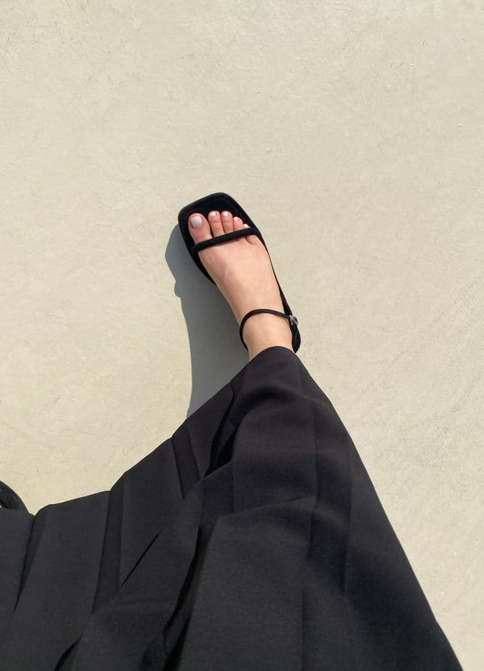Golden Shoe - Korean Women Fashion - #momslook -  2042 Slipper & Sandals - 2