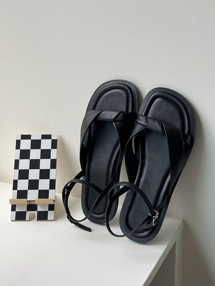 Golden Shoe - Korean Women Fashion - #momslook -  7222 Slipper & Sandals - 5