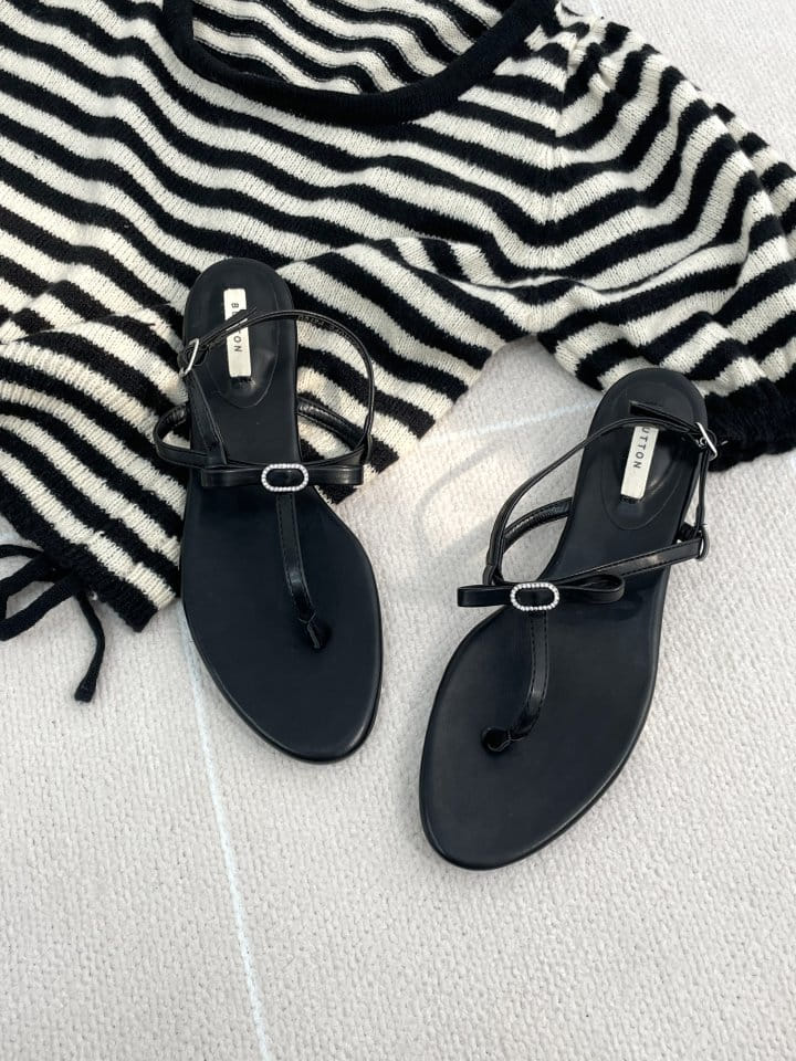 Golden Shoe - Korean Women Fashion - #momslook - 2174 Slipper & Sandals - 3