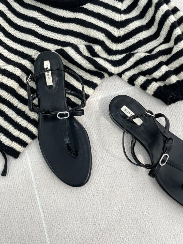 Golden Shoe - Korean Women Fashion - #momslook - 2174 Slipper & Sandals - 5