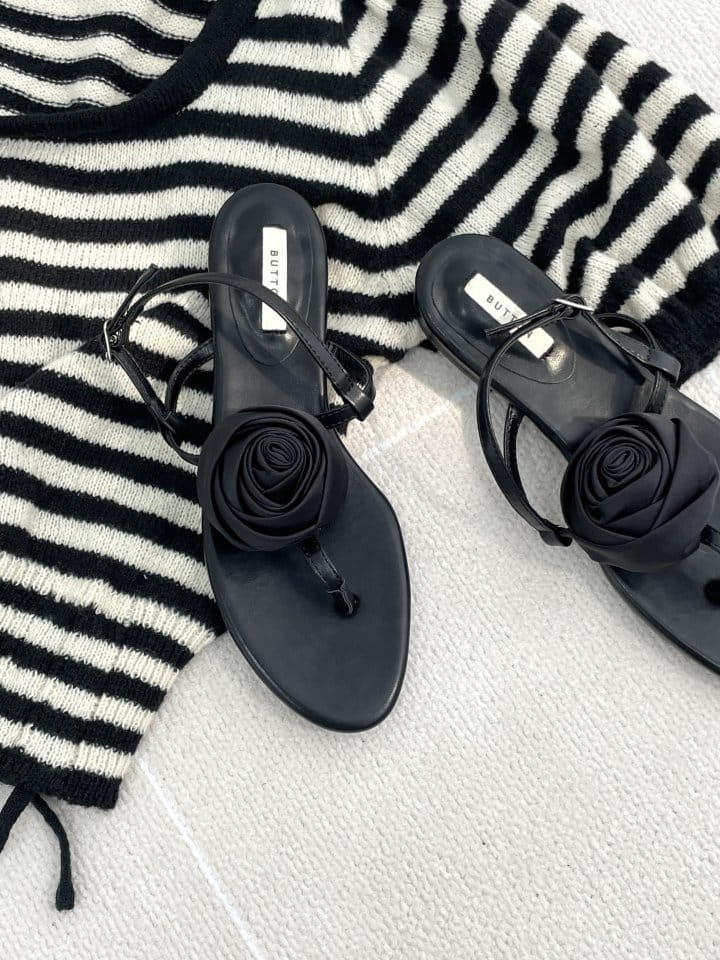 Golden Shoe - Korean Women Fashion - #momslook - 2173 Slipper & Sandals - 3
