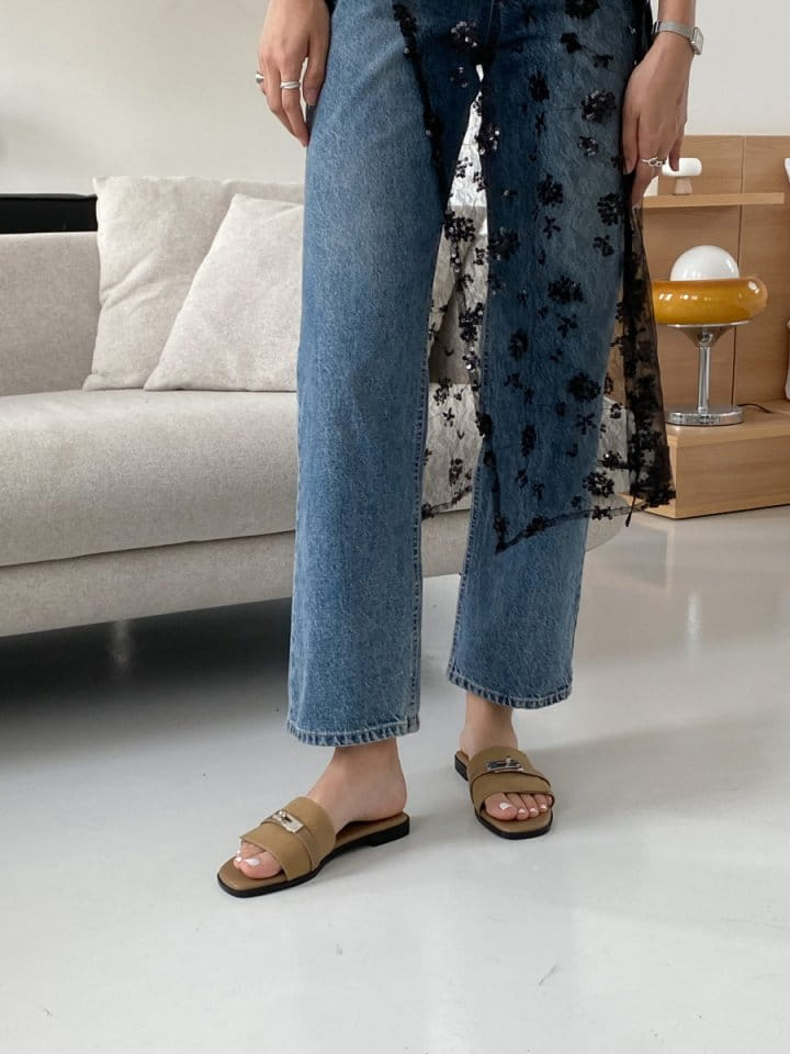 Golden Shoe - Korean Women Fashion - #momslook - 332 Slipper & Sandals - 6