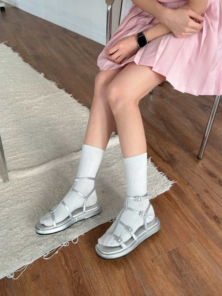 Golden Shoe - Korean Women Fashion - #pursuepretty - 3516 Slipper & Sandals - 8