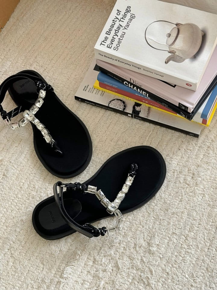 Golden Shoe - Korean Women Fashion - #restrostyle - 2089 Slipper & Sandals - 6