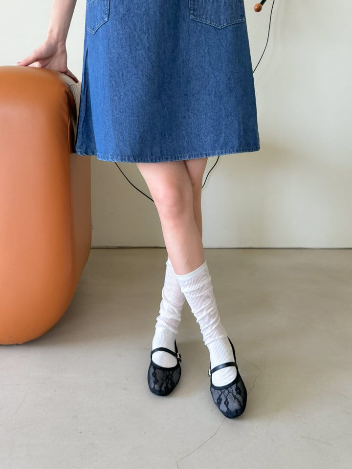 Golden Shoe - Korean Women Fashion - #thatsdarling - 8318 Flats & Ballerinas - 8