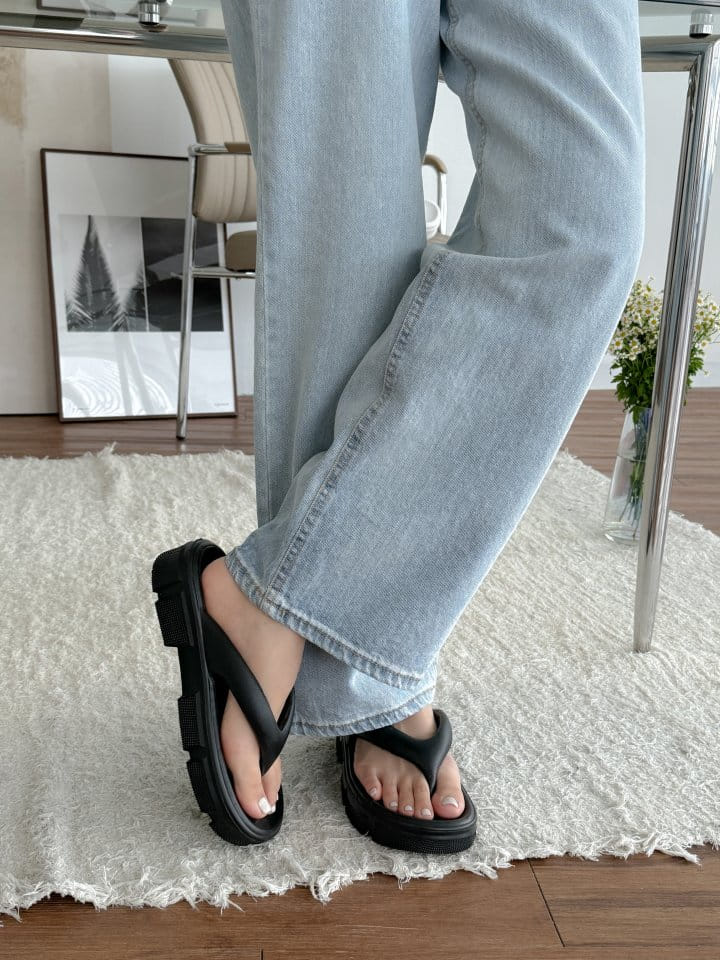 Golden Shoe - Korean Women Fashion - #thelittlethings - 8009 Slipper & Sandals - 9