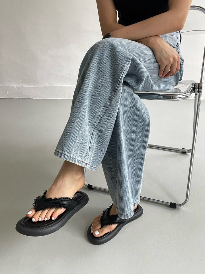 Golden Shoe - Korean Women Fashion - #vintagekidsstyle - 3608 Slipper & Sandals - 11