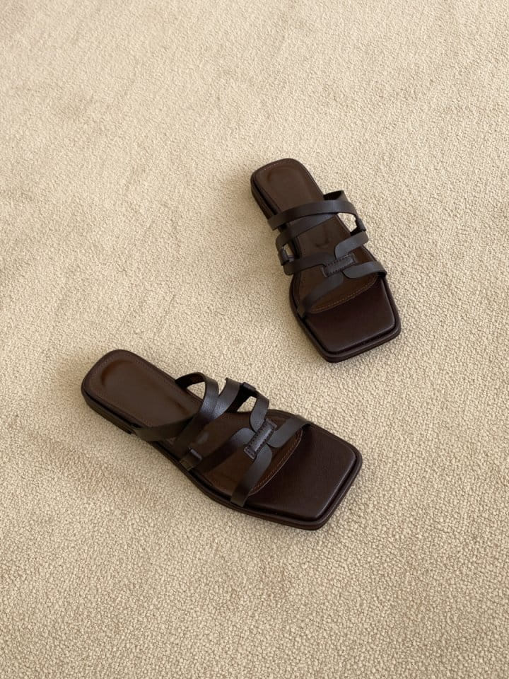 Golden Shoe - Korean Women Fashion - #momslook - 339 Slipper & Sandals - 4