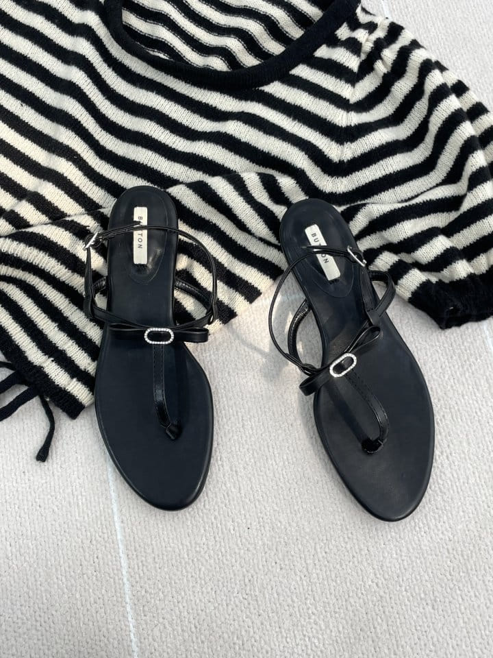 Golden Shoe - Korean Women Fashion - #momslook - 2174 Slipper & Sandals - 4