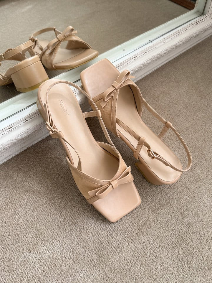 Golden Shoe - Korean Women Fashion - #momslook - 1479 Slipper & Sandals - 4