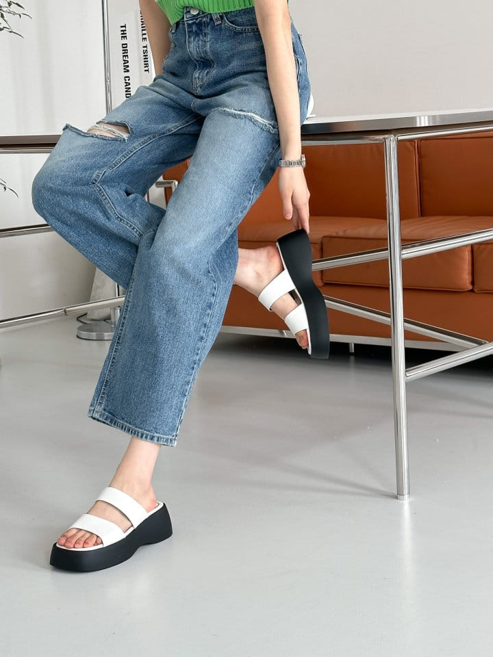 Golden Shoe - Korean Women Fashion - #womensfashion - 2147 Slipper & Sandals - 6