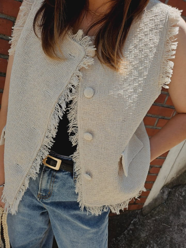 Gram - Korean Women Fashion - #momslook - Basic Vest - 2