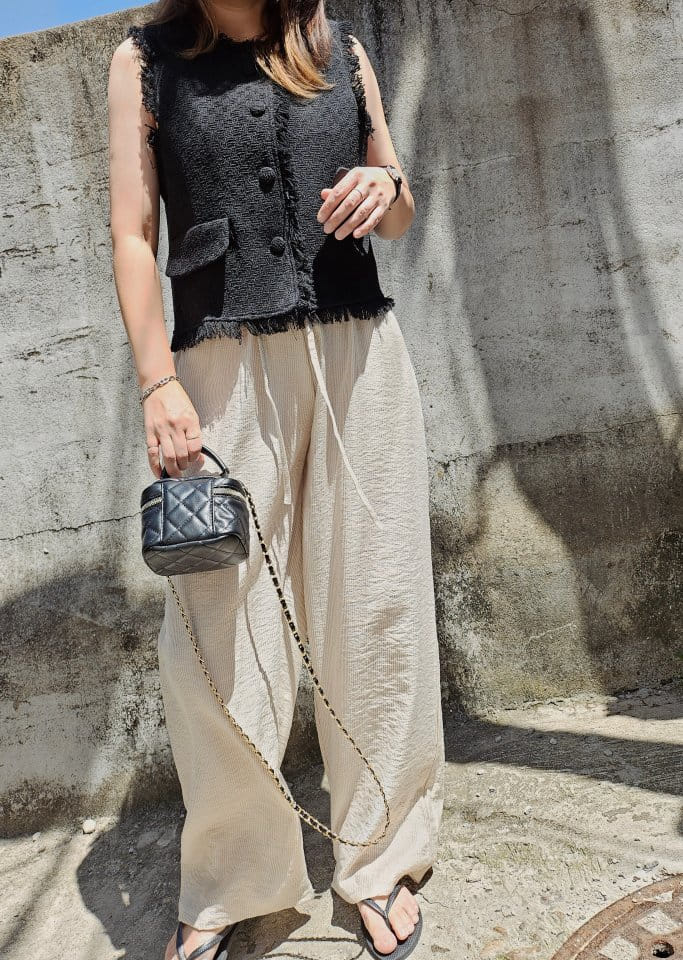 Gram - Korean Women Fashion - #restrostyle - Basic Vest - 7
