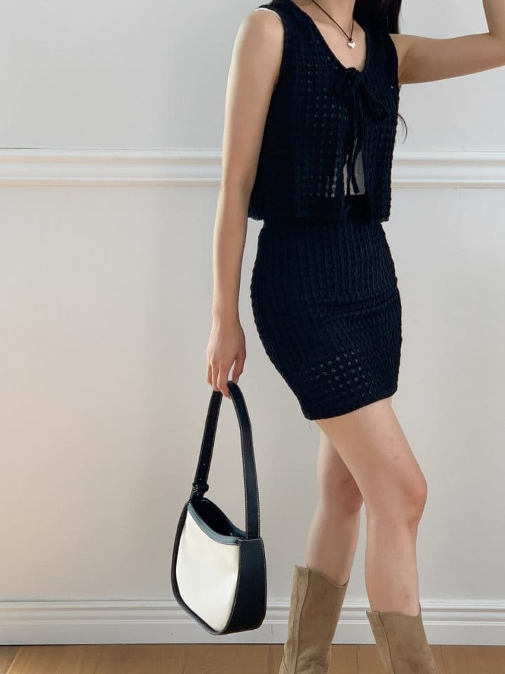 Gram - Korean Women Fashion - #restrostyle - Modic Ray Top Bottom Set - 5