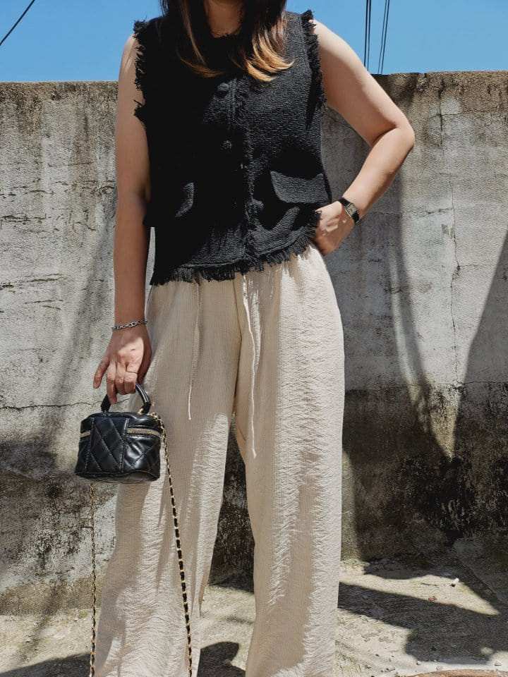 Gram - Korean Women Fashion - #shopsmall - Basic Vest - 9