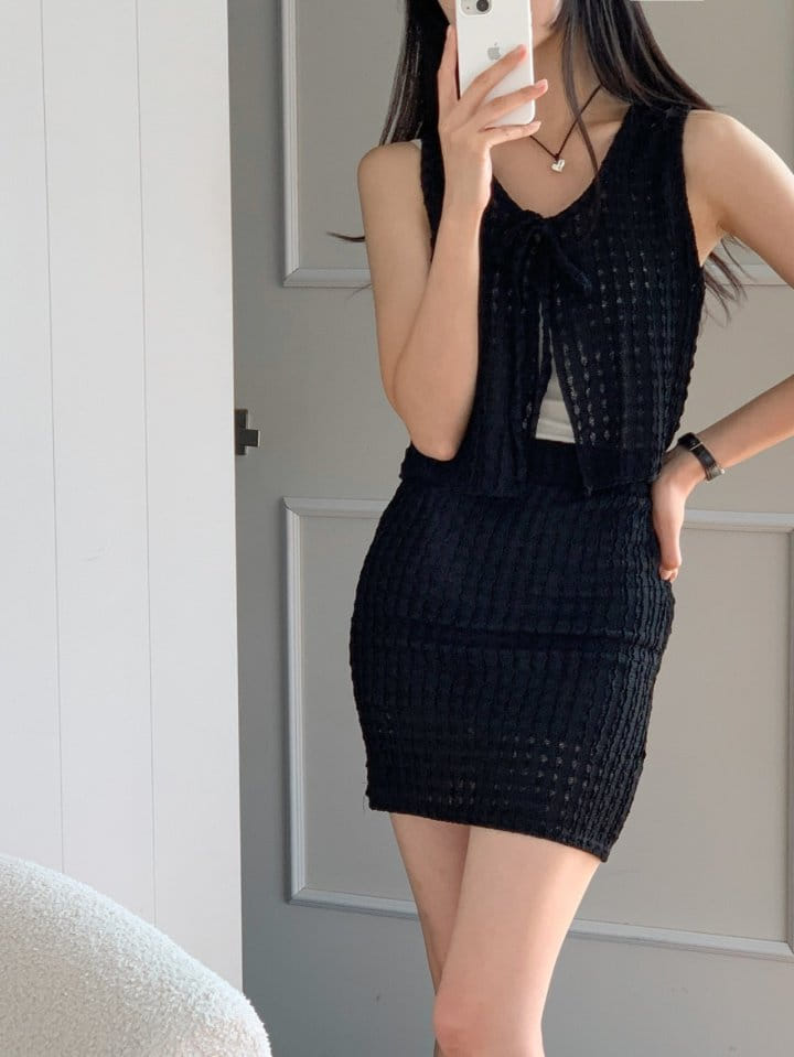 Gram - Korean Women Fashion - #thatsdarling - Modic Ray Top Bottom Set - 8