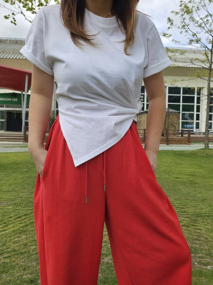 Gram - Korean Women Fashion - #vintageinspired - Point Wrinkle Pants