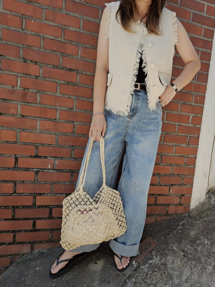 Gram - Korean Women Fashion - #womensfashion - Basic Vest - 3