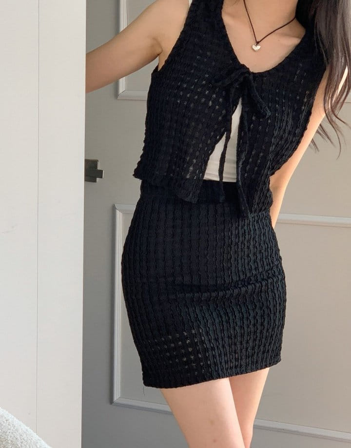 Gram - Korean Women Fashion - #womensfashion - Modic Ray Top Bottom Set