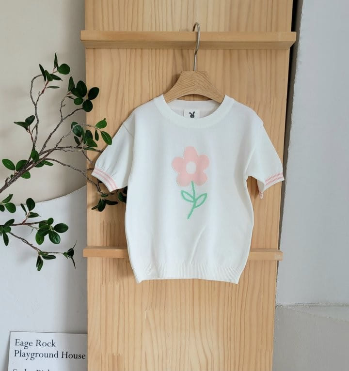 Hanacoco - Korean Children Fashion - #prettylittlegirls - Flower Cool Knit - 8
