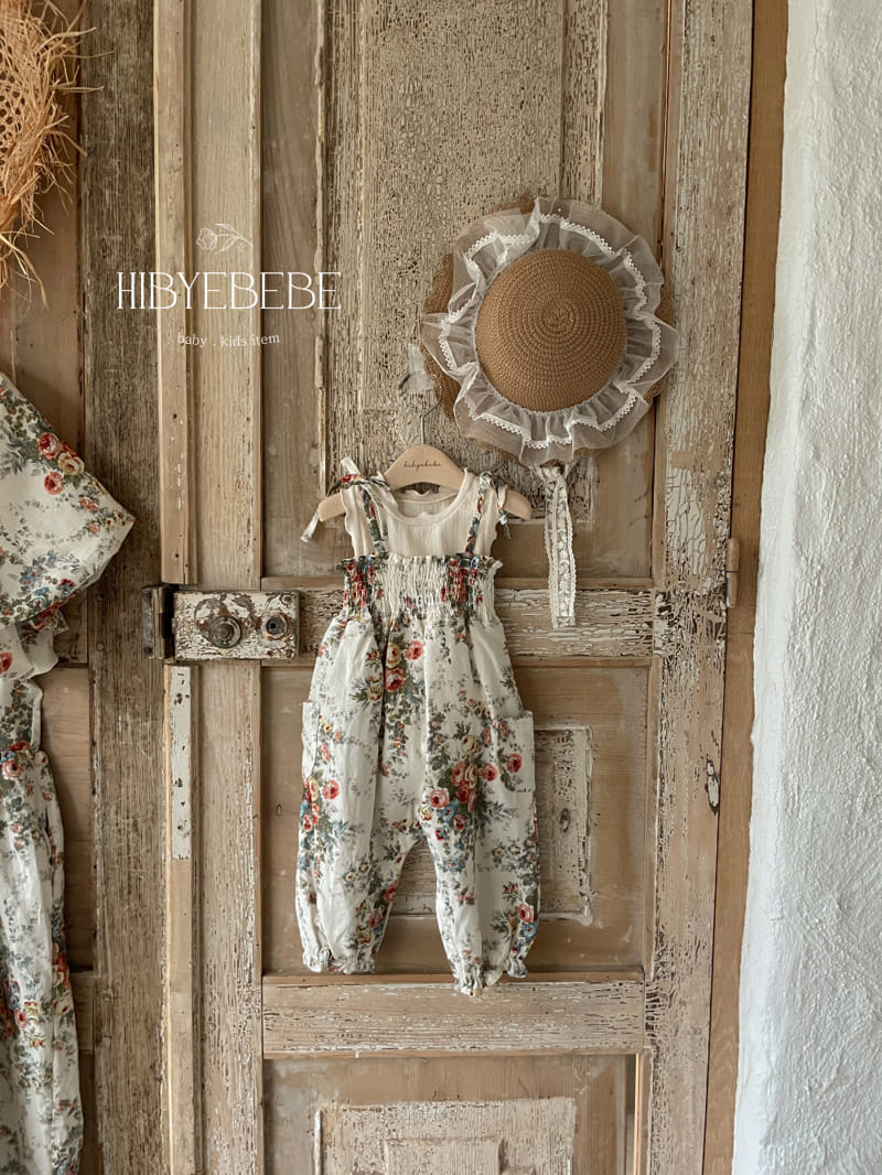 Hi Byebebe - Korean Baby Fashion - #babyboutique - Flory Smocking Sleeveless Body Suit - 6