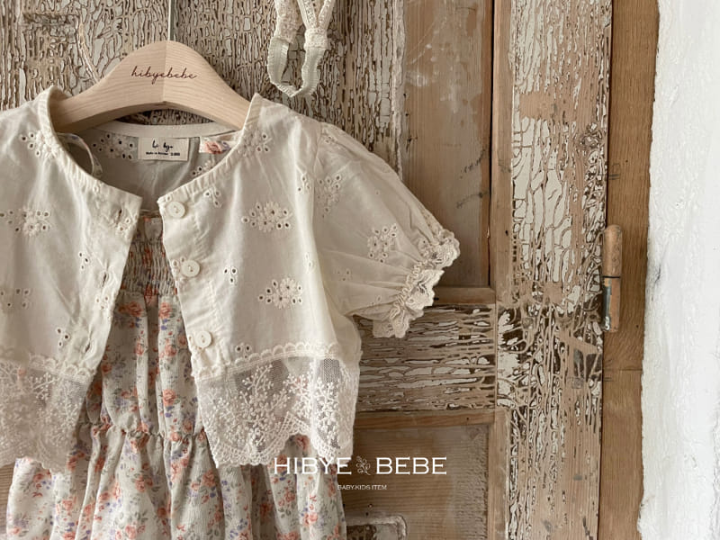 Hi Byebebe - Korean Baby Fashion - #babyfever - Flower Embroidery Bolero - 3