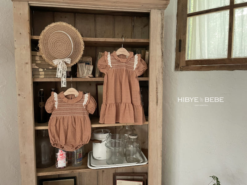 Hi Byebebe - Korean Baby Fashion - #babyfever - Beni Smocking Body Suit - 2