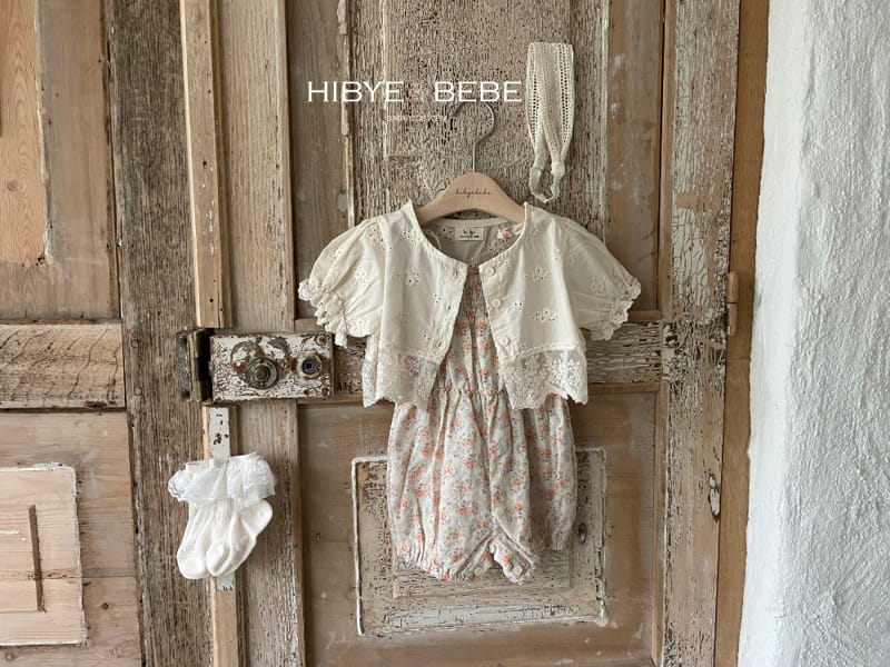 Hi Byebebe - Korean Baby Fashion - #babyfever - Flower Embroidery Bolero - 4