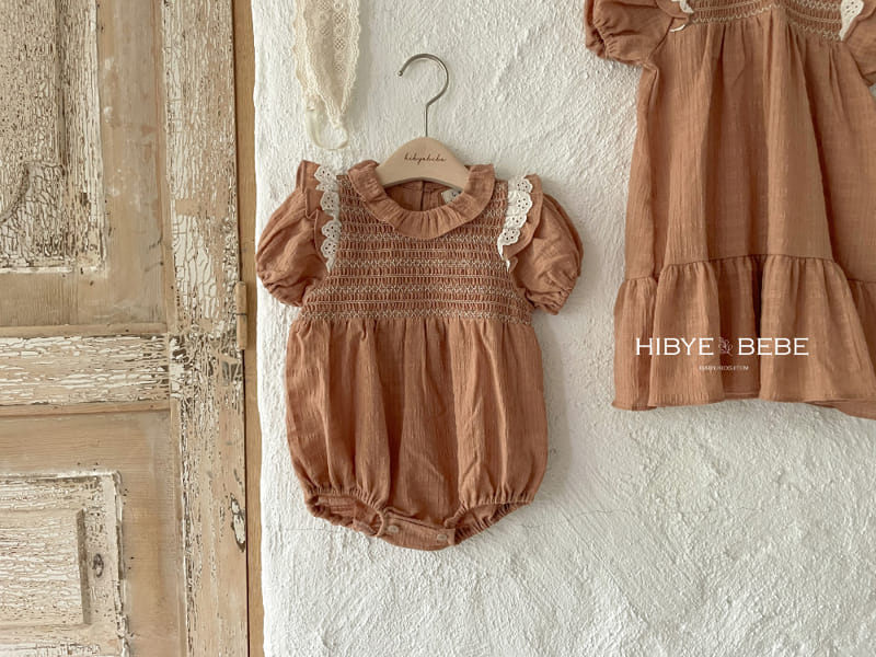 Hi Byebebe - Korean Baby Fashion - #babygirlfashion - Beni Smocking Body Suit - 4