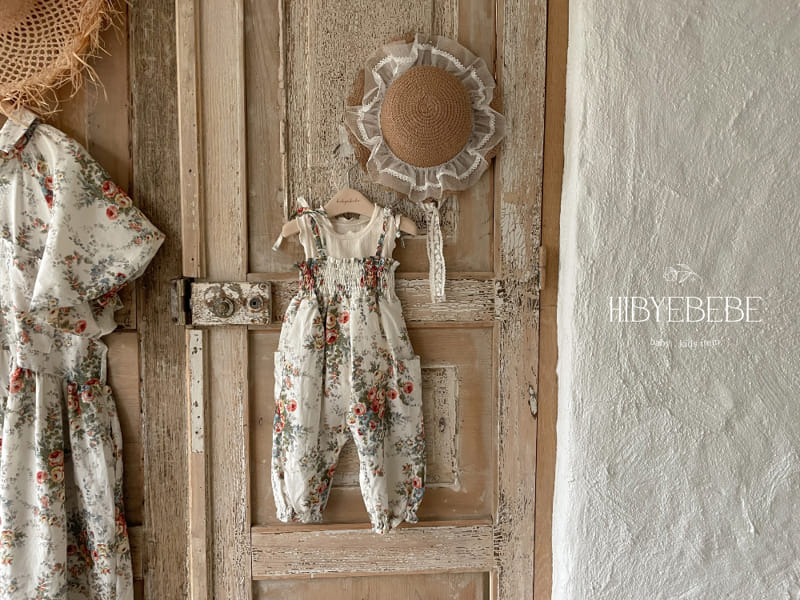 Hi Byebebe - Korean Baby Fashion - #onlinebabyboutique - Flory Smocking Sleeveless Body Suit - 4