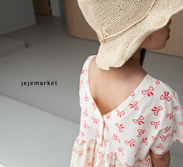 Jeje Market - Korean Children Fashion - #Kfashion4kids - Ribbon One-Piece - 5
