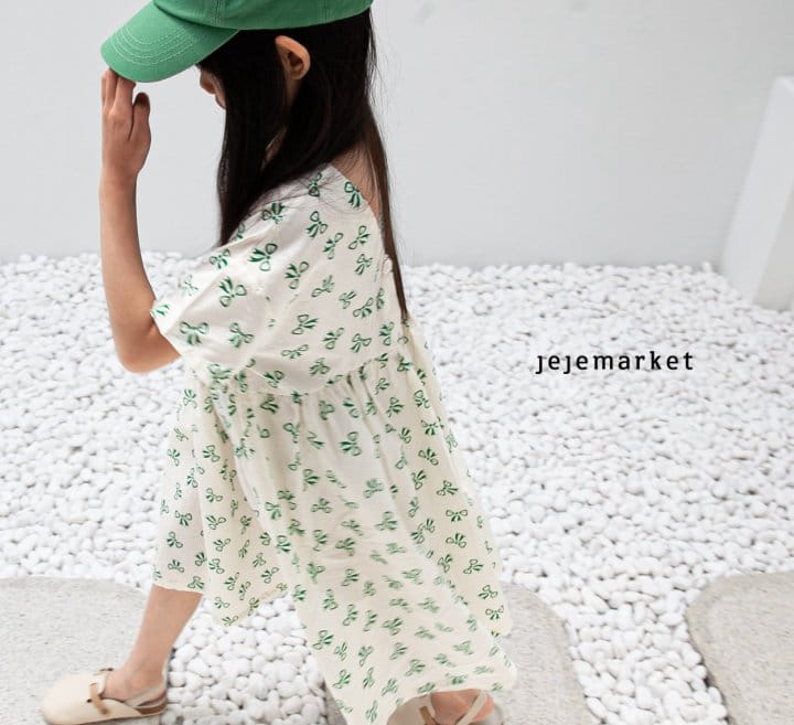 Jeje Market - Korean Children Fashion - #minifashionista - Ribbon One-Piece - 8