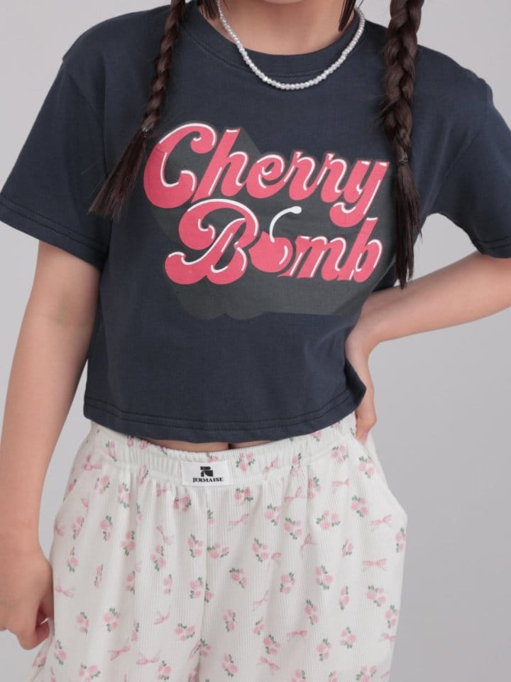 Jermaine - Korean Children Fashion - #childofig - Cherry Crop Tee - 10